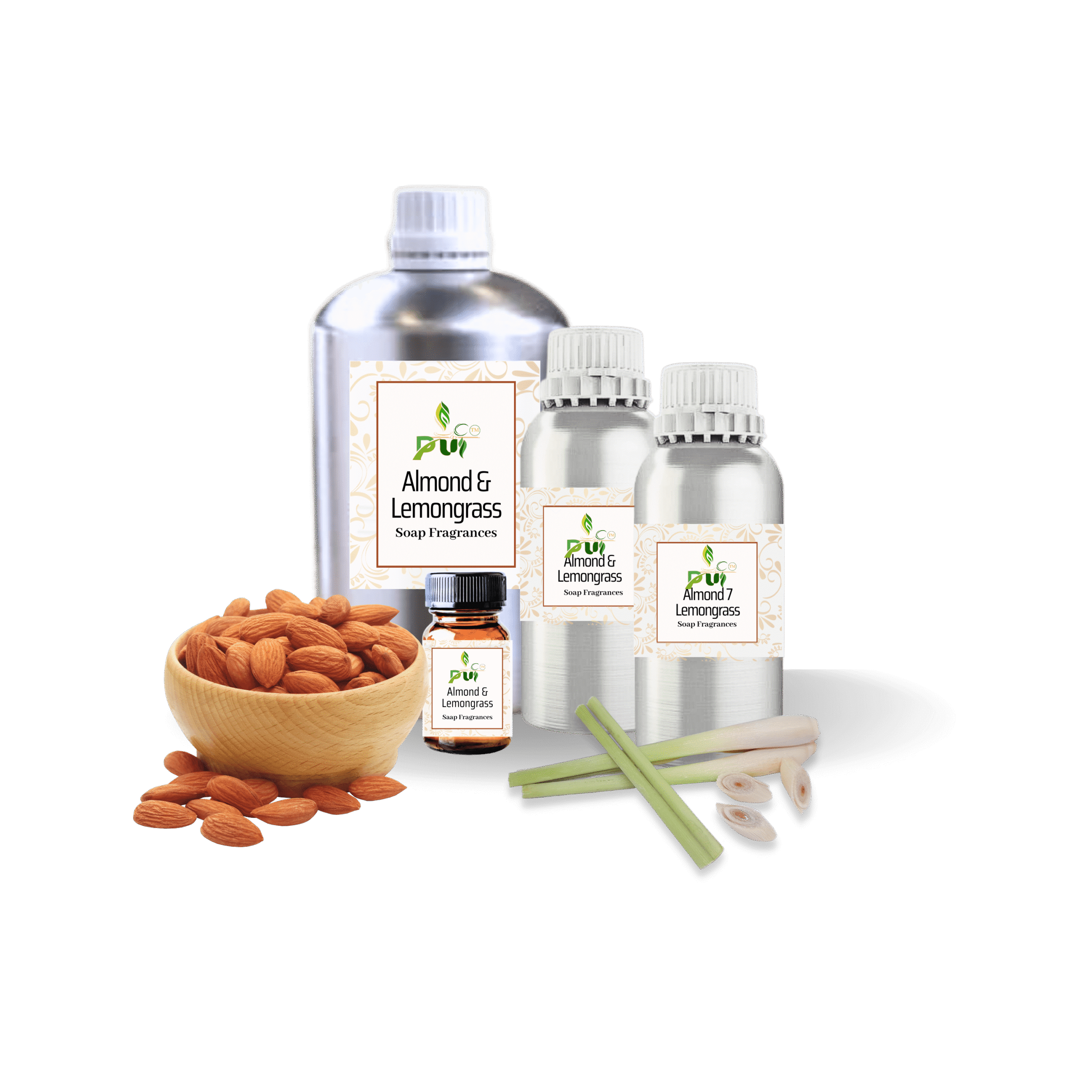 Almond Lemongrass soap FRAGRANCES min 1
