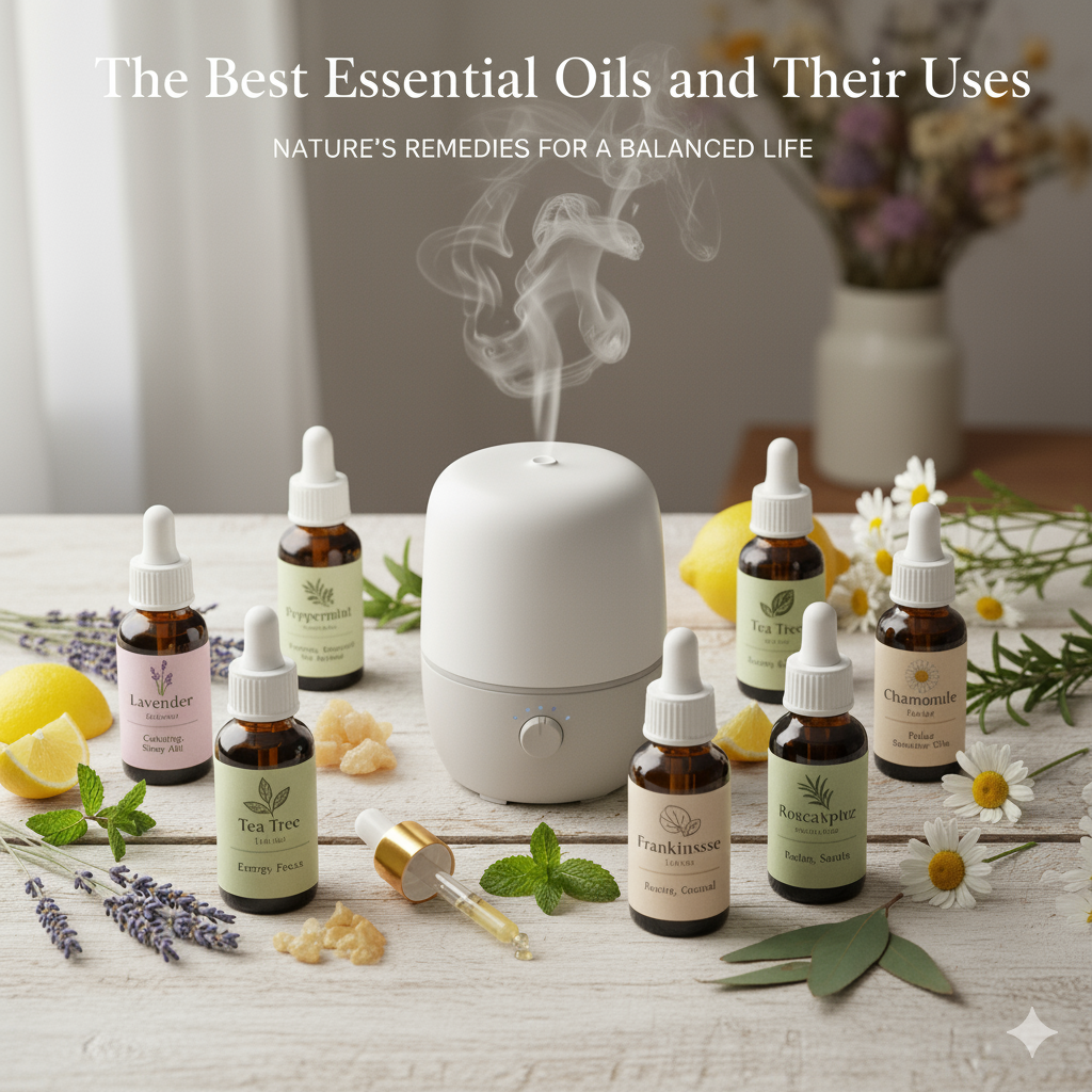 The Best Essential Oils and Their Uses