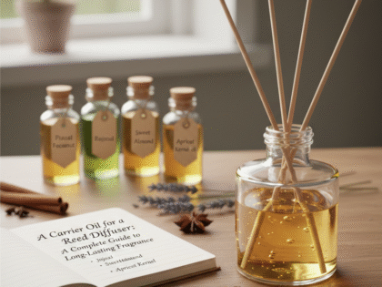 A carrier oil for a reed diffuser