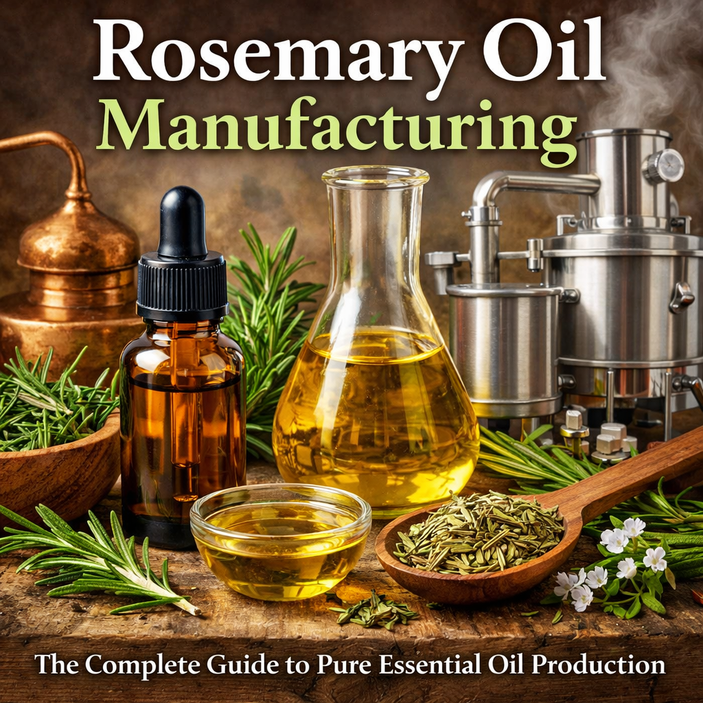Rosemary Oil Manufacturing: The Complete Guide to Pure Essential Oil Production