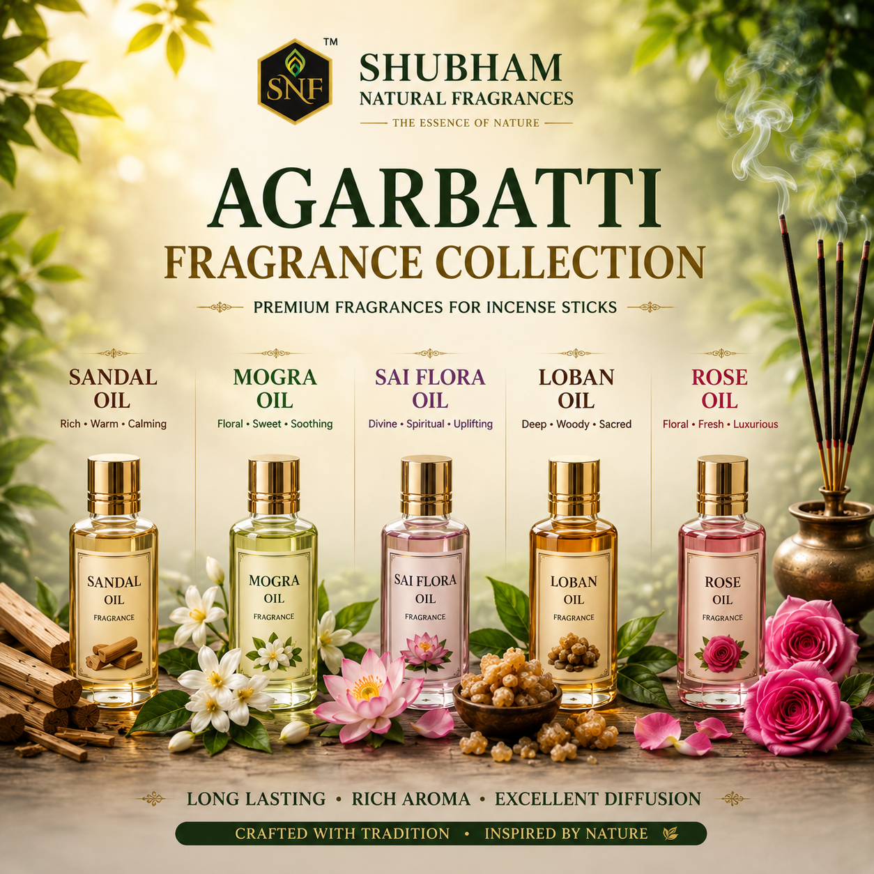 Shubham Natural Fragrances – Top Agarbatti Fragrance Manufacturer in Kannauj