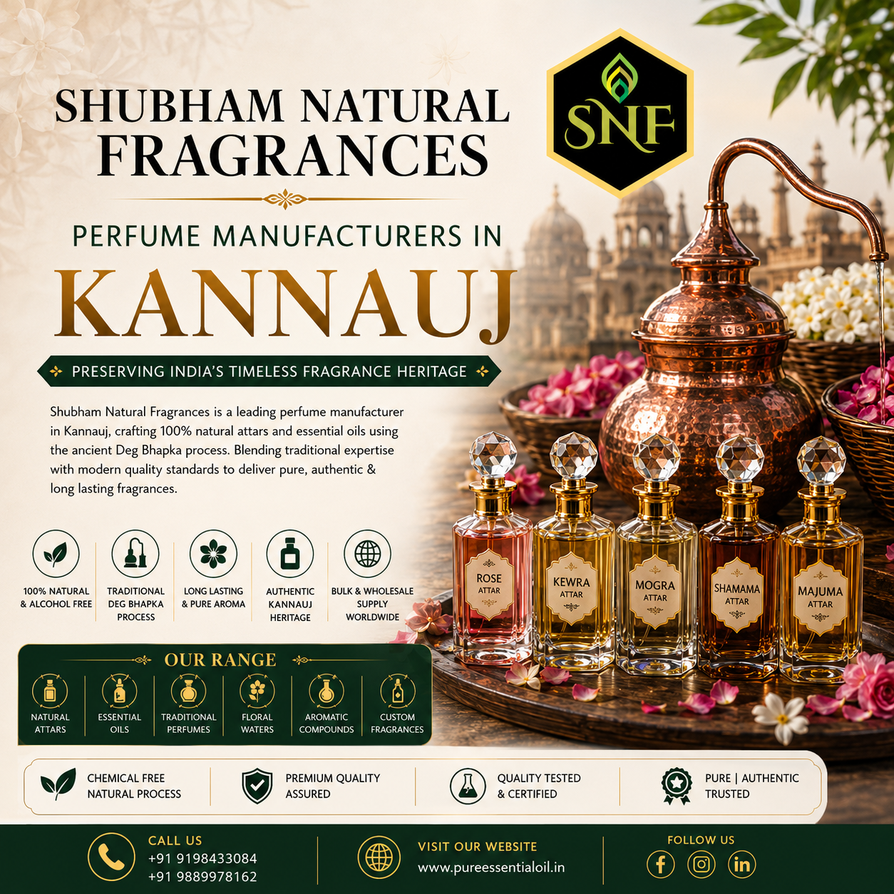 Perfume Manufacturers in Kannauj – Preserving India’s Timeless Fragrance Heritage