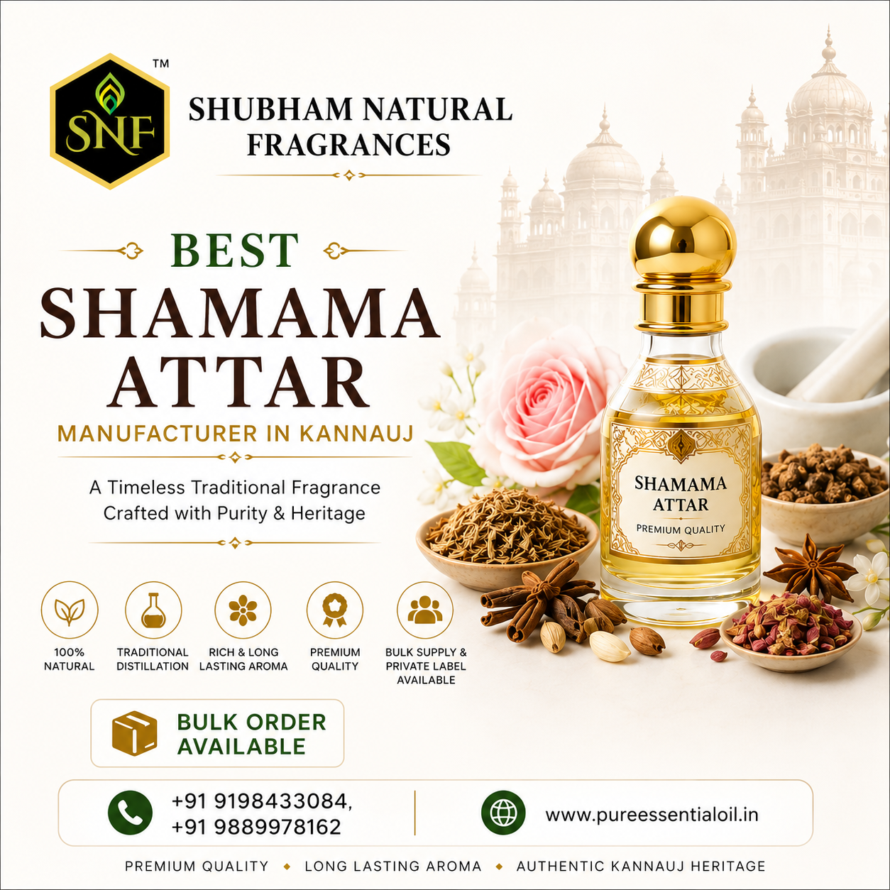 Best Shamama Attar Manufacturer in Kannauj