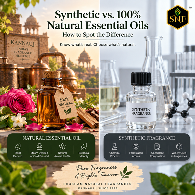 Synthetic vs. 100% Natural Essential Oils: How to Spot the Difference